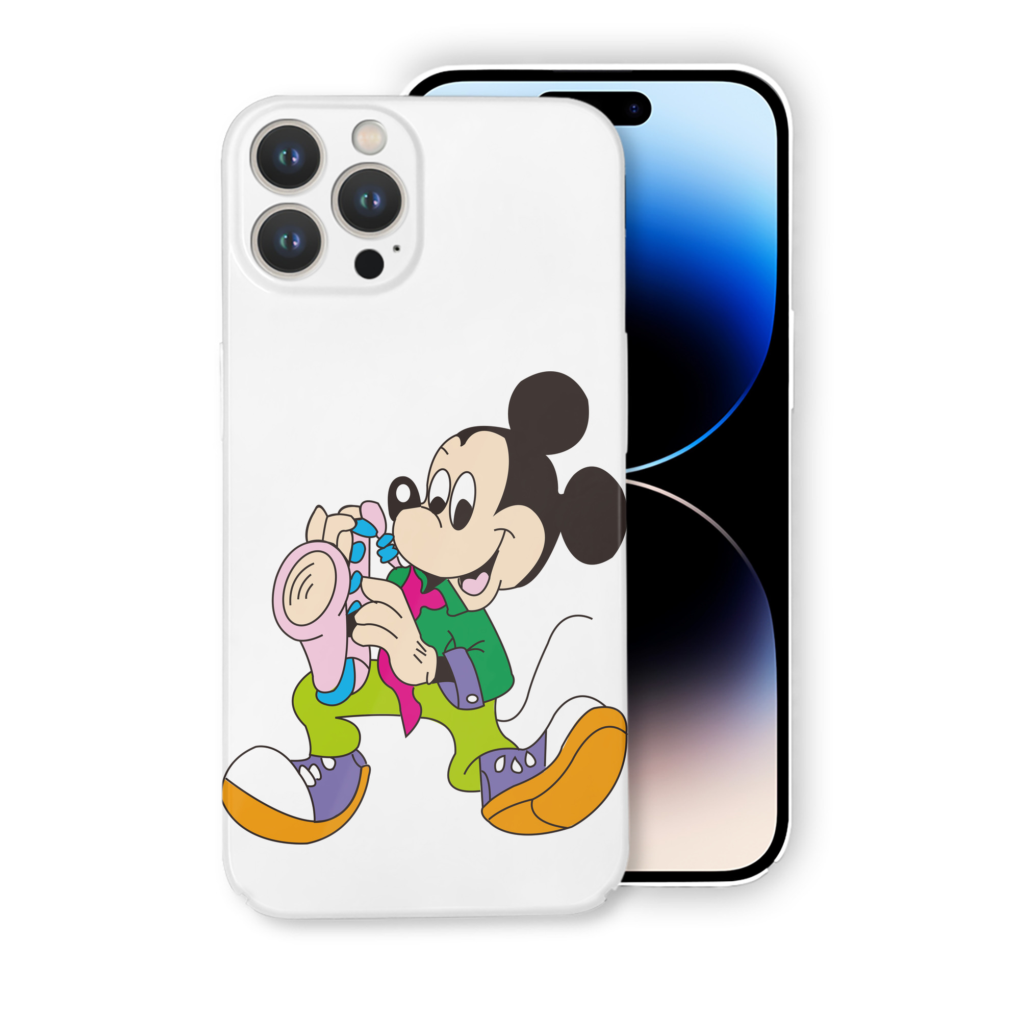 （画像用） ミッキーマウス Mickey Mouse 【iPhone 14シリーズ対応】ハードケース